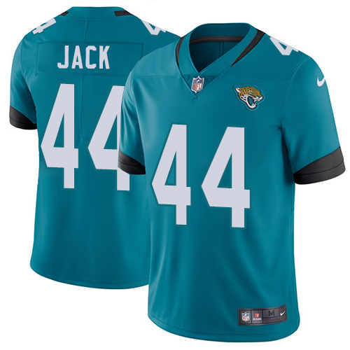 Nike Jaguars #44 Myles Jack Teal Green Team Color Men's Stitched NFL Vapor Untouchable Limited Jersey - Click Image to Close